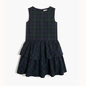J.Crew Crewcuts Girls' poplin Black Watch plaid dress